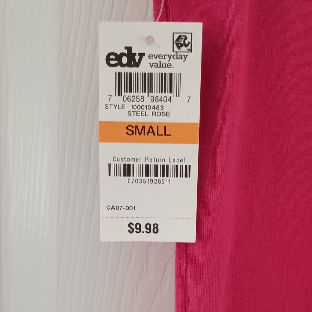 Karen Scott Bright Pink Sleeveless Tank Top - Picture 3 of 4